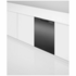 Fisher & Paykel Series 7 Contemporary Built Under Dishwasher Black Steel DW60UC6B image NaN
