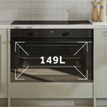 Haier 90cm 300 Series Built-in Oven Black HWO90S11EB3 hero image