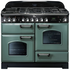 Falcon 110cm Classic Deluxe Freestanding Dual Fuel Oven/Stove Mineral Green and Chrome CDL110DFMGCH image NaN