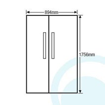 LG GC-L227FNSL 590L Side by Side Fridge hero image