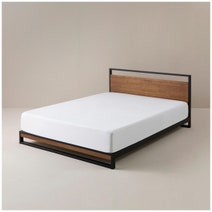 Zinus Ironline Metal & Wood Bed Frame Double AU-IRPBH-D hero image