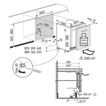 Liebherr 132L Underbench Integrated Fridge SUIKO1550 hero image