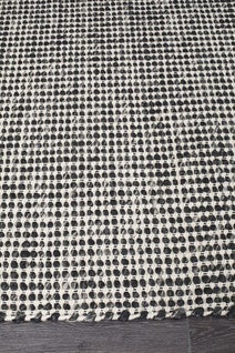 Rug Culture Skandi Medium Black & White Rug 225X155CM - SKAN-300-BLA-225X155 hero image