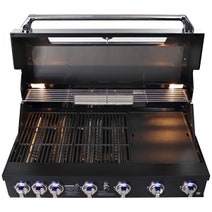 Smart Six Burner Built-In BBQ Black 601W-BK hero image