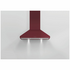 Fisher & Paykel Series 7 90cm Pyramid Chimney Wall Canopy Rangehood Red HC90PCR1 image NaN