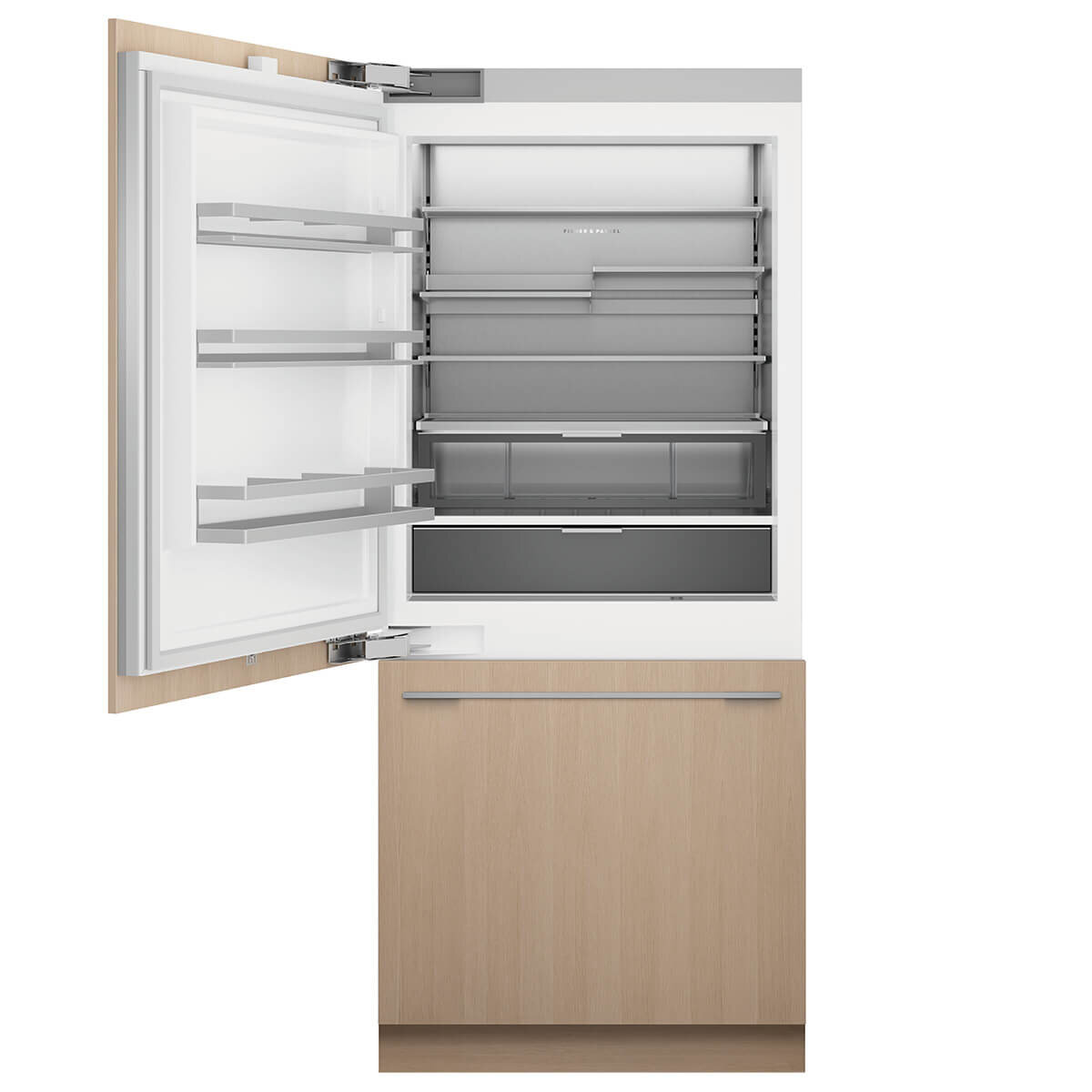 Fisher & Paykel Series 11 555L Integrated Refrigerator Freezer with Ice and Water Left Hinge RS9121WLUVE1 hero image
