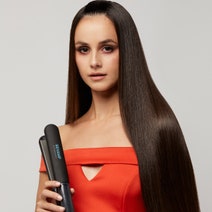 Homedics Revamp Progloss Steamcare Ceramic Hair Straightener Black- ST-1600-AU hero image