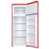 Linarie Valloire 209L Red Retro Top Mount Fridge - Manual Defrost LK200DDRED image NaN