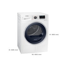 Samsung 8kg Heat Pump Dryer DV80M5010QW hero image