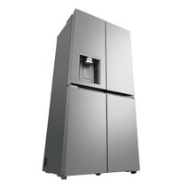 LG 506L French Door Fridge with Slim In-Door Ice and Water Dispenser Stainless Steel GF-L500PL hero image