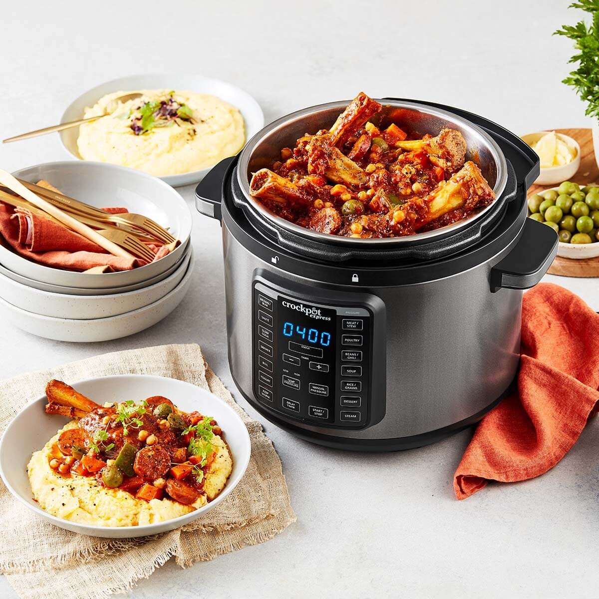 Crock Pot Express Easy Release XL Multi Cooker CPE310 Appliances