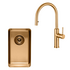 Titan Essentials Small Bowl Sink & Pull Out Mixer Tap Package Brass TSBRPK282 image NaN