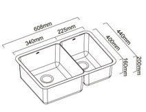 Abey LUA190 Lucia 1 and 1/3 Bowl Sink hero image