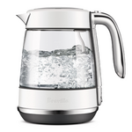 Breville the Crystal Luxe 1.7L Glass Kettle Sea Salt BKE765SST hero image