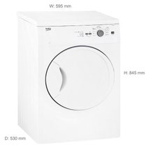 Beko 7kg/7kg Laundry Package WMY7046LB2DV7220X hero image