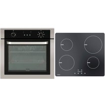 Haier 60cm Electric Oven & 60cm Ceramic Cooktop Pack HWO60S7EX1HCE604TB2 hero image
