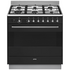 Smeg 90cm Classic Freestanding Dual Fuel Oven/Stove FS9608AS1 image NaN