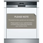 Siemens IQ500 Semi-Integrated Dishwasher with HomeConnect SN55HS01CA hero image