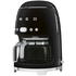 Smeg 50s Retro Style Drip Filter Coffee Machine Black DCF02BLAU image NaN