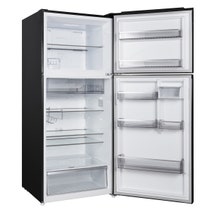 CHiQ 410L Top Mount Fridge Black Steel CTM409NBS5E hero image