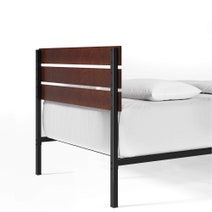 Zinus Figari Single Metal and Bamboo Bed Frame Brown AU-FBOBH1-39S hero image