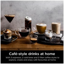 Ninja Luxe Cafe Premier Espresso Machine Gunmetal ES601ANZ hero image