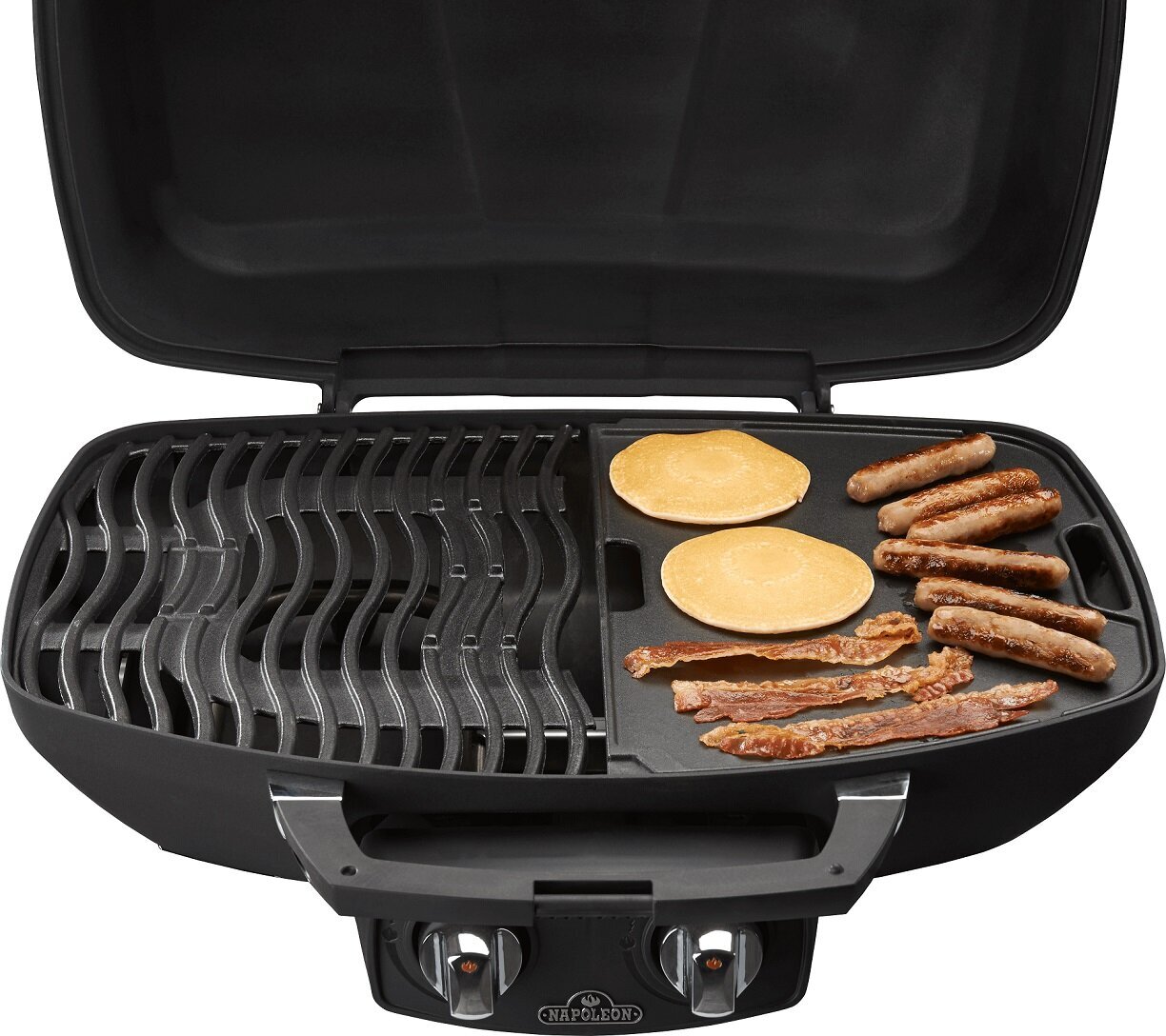 Napoleon PRO285-X-BK-AU Scissor Cart Travel Q Pro High Lid LPG Portable BBQ hero image