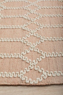 Rug Culture Hudson Medium Nude Rug 225X155CM - HUD-805-NUD-225X155 hero image