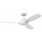 Mercator Raptor S 122cm DC Ceiling Fan with LED Light and Remote control White FC978123WH hero image