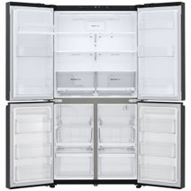 LG 664L French Door Frost Free Fridge Matte Black GF-B730MBL hero image