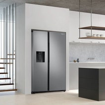 Samsung 635L Side by Side Fridge Stainless Steel SRS675DLS hero image