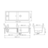 Abey PD150W Schock Preparation Station Double Bowl Sink image NaN
