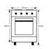 Glem Upright Stove & Rangehood ML96MVI3PACK image NaN
