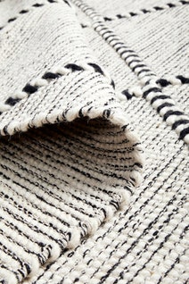 Rug Culture Maison Large Black & Off White Rug 280X190CM - MSN-JASMIN-280X190 hero image