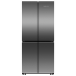 Fisher & Paykel Series 7 498L Quad Door Refrigerator Black Stainless Steel RF500QNB1 hero image