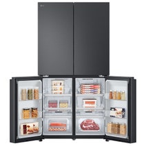 LG 665L French Door Fridge Matte Black GF-B705MBL hero image