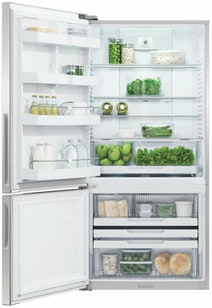 Fisher & Paykel Series 5 494L Bottom Mount Refrigerator Stainless Steel Left Hinge RF522BLPX6 hero image