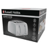 Russell Hobbs Honeycomb 4 Slice Toaster White RHT704WHI image NaN
