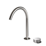 Rogerseller Eccentric Hob Mixer with Swivel Outlet - Brushed Nickel 360600405107 hero image