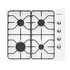 Westinghouse WHG640WA 60cm Natural Gas Cooktop image NaN