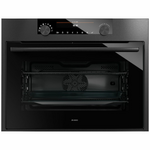 ASKO 45x60cm Compact Craft Combi-Microwave Oven Black Steel OCM8487B hero image