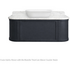 Turner Hastings Evara 120x53 Wall Hung Vanity with Real Marble Top To Suit Above Counter Basin Aegean Blue NTH EV125-AB-NTH image NaN