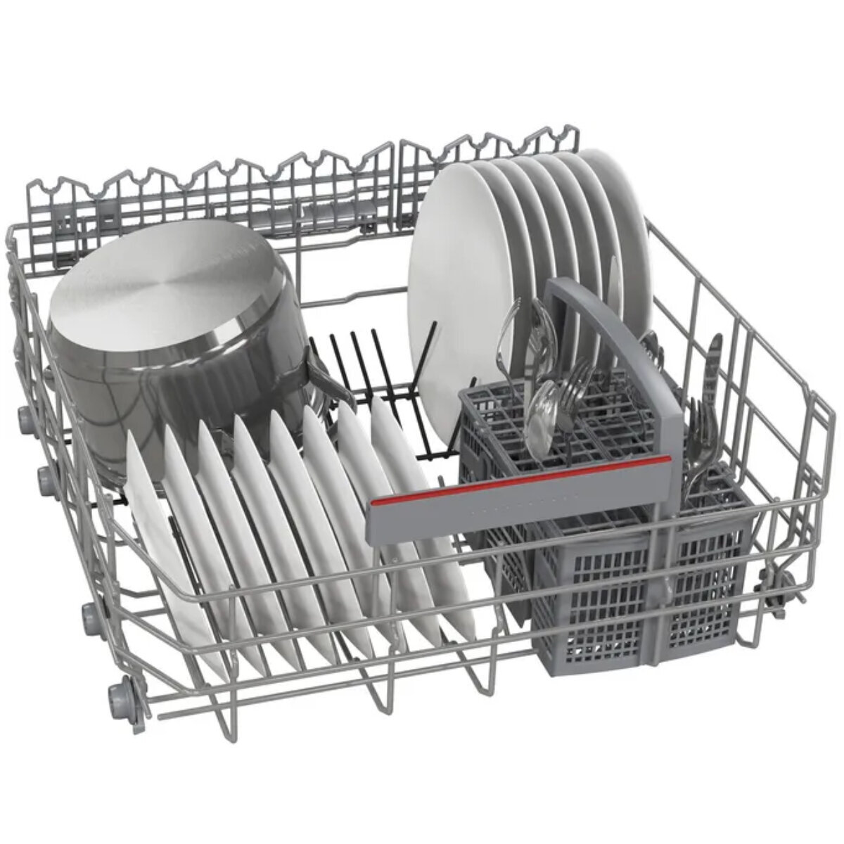 Bosch 60cm Series 6 Built Under Stainless Steel Dishwasher SMP66MX04A hero image