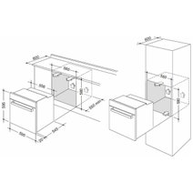 DeLonghi 60cm Pyrolytic Built-In Oven DEP7410P hero image