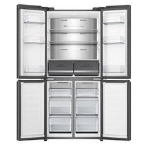 Hisense 483L French Door Refrigerator Dark Stainless Steel HRCD483E hero image