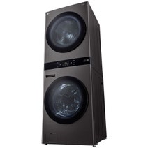 LG WashTower 19/10kg All-In-One Stacked Washer Dryer Black WWT-1910BX hero image