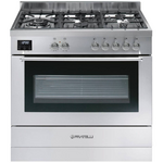 Fratelli 90cm Milano Dual Fuel Freestanding Oven/Stove Stainless Steel MI29650FEMIX hero image