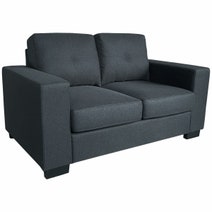 SILC Global Bari Two and Three Seater Lounge Suite Fabric Dark Grey 21001111 hero image