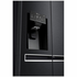 LG 625L Side by Side Fridge with Non-Plumbed Ice & Water Dispenser Matte Black GS-L668MBNL image NaN