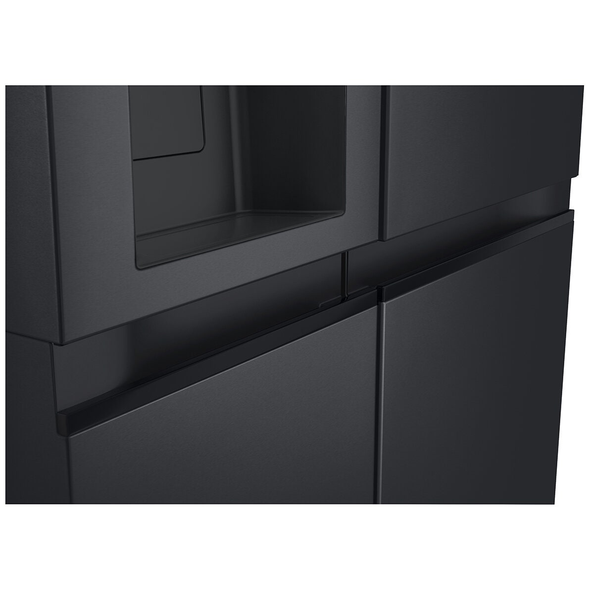 LG NatureFRESH 635 Litre Side-by-Side American Fridge Freezer - Matte Black - View #12